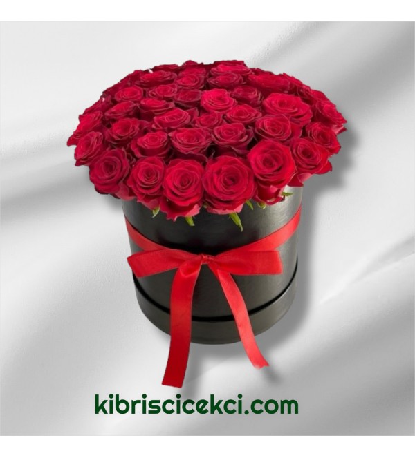 Kutuda 41 Kırmızı Gül